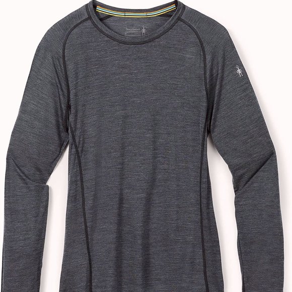 Smartwool SW016546010XXL Men's Merino Sport 120 Long Sleeve Charcoal Hea… - Picture 1 of 3